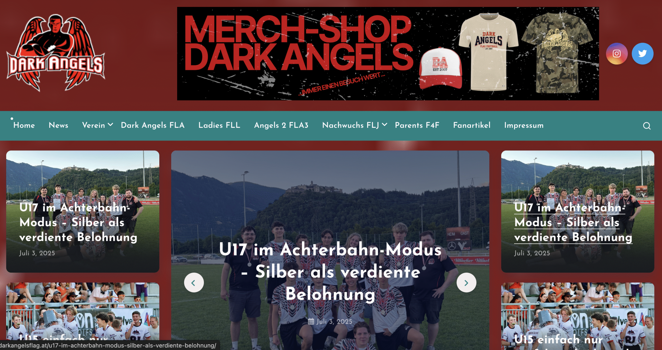 Neues Website-Design