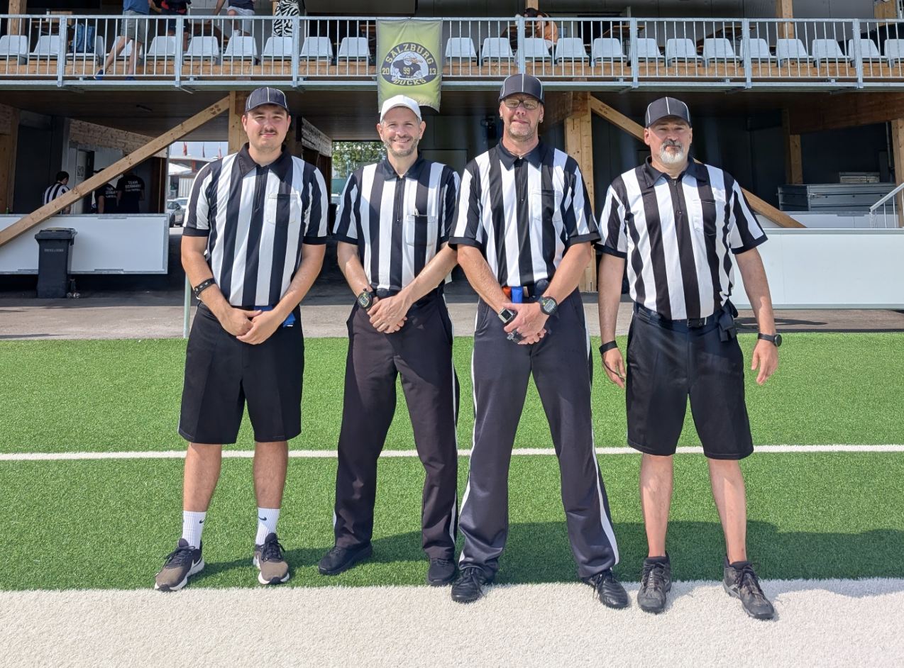 Dark Angels Referees im Einsatz bei Jugend-EM und Nationalteam-Camps